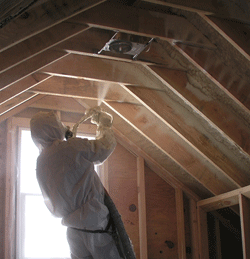  LA attic spray foam insulation